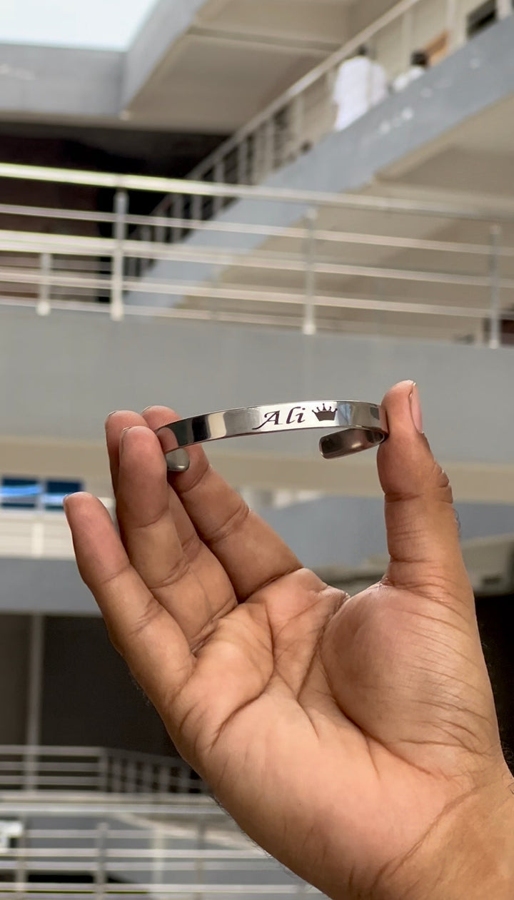 Customized Engraved Karha, Bracelet & Bangle for Men & Women – Name & Quote Personalization
