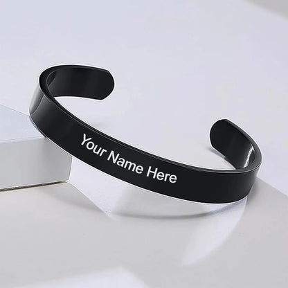 Customized Engraved Karha, Bracelet & Bangle for Men & Women – Name & Quote Personalization
