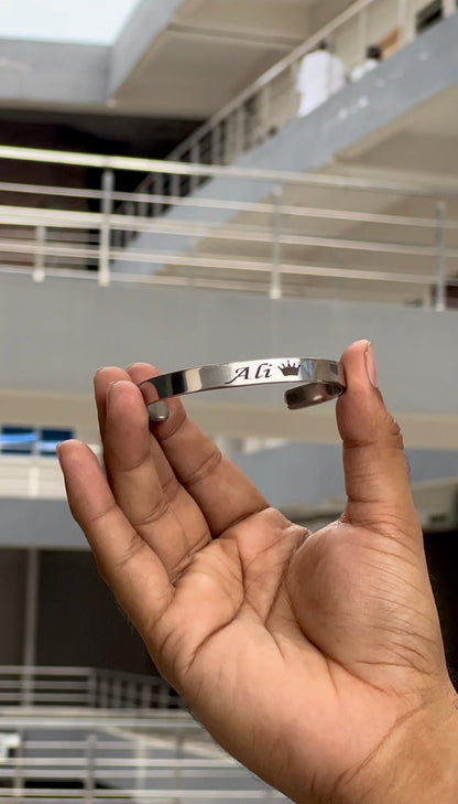 Customized Engraved Karha, Bracelet & Bangle for Men & Women – Name & Quote Personalization